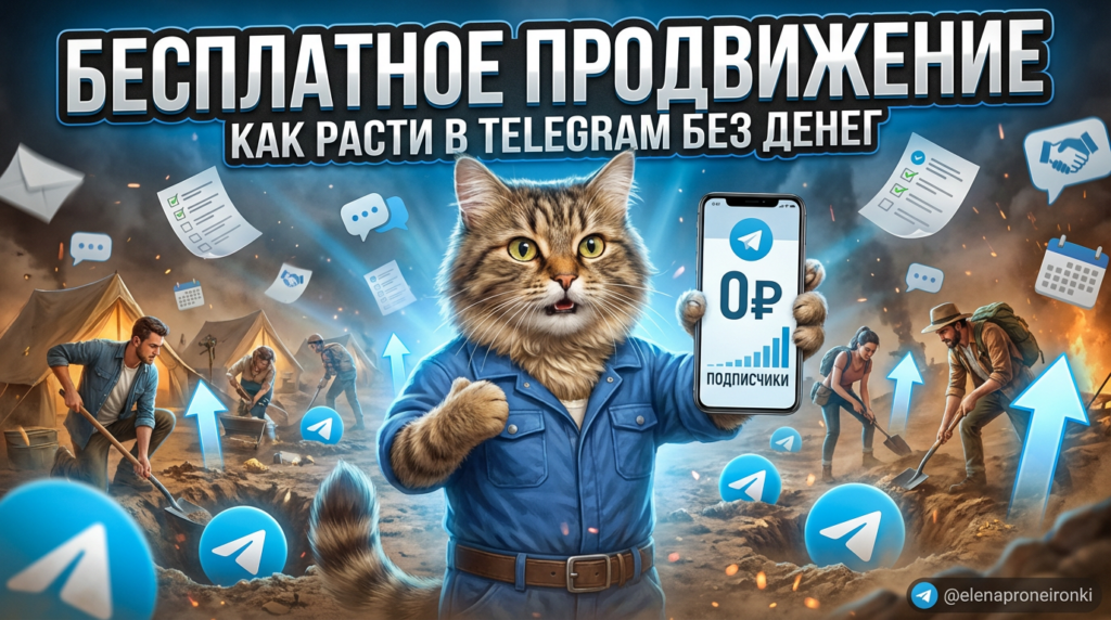 Как продвигать Telegram-канал без денег: бесплатные методы
