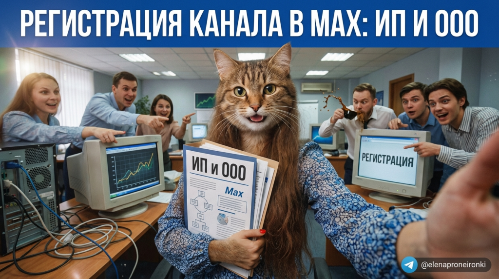 Регистрация канала в Max: как зарегистрировать ИП и ООО-канал