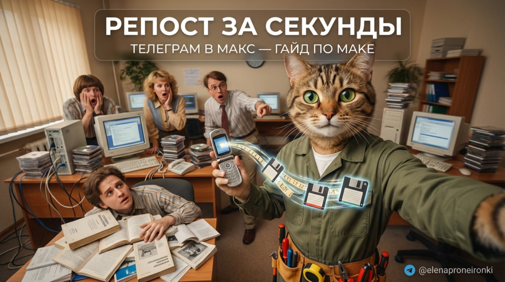 Репост из телеграм в макс за секунды — гайд по Make