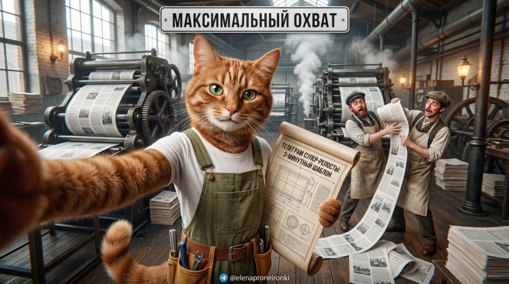 Супер-репосты Telegram → Max: шаблон за 3 минуты