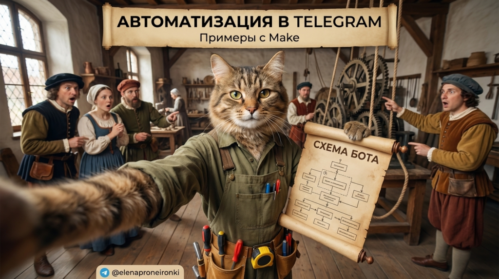 Боты для автоматизации телеграм: примеры через Make