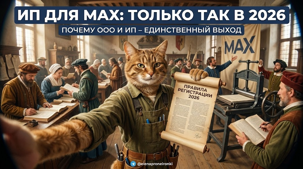 Процесс оформления ИП для работы с каналами Max в 2026 году